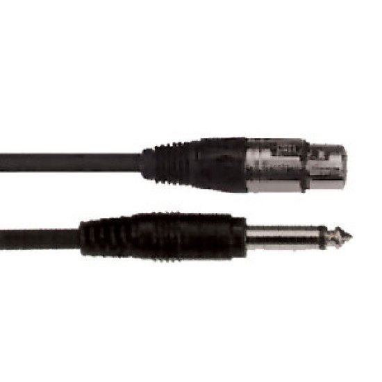 Metro Pxj-001/3M Καλώδιο Jack Mono 6,3Mm Σε Xlr Θηλυκό 3M