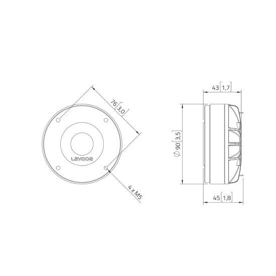 Lavoce Df10.142Lk Μεγάφωνο