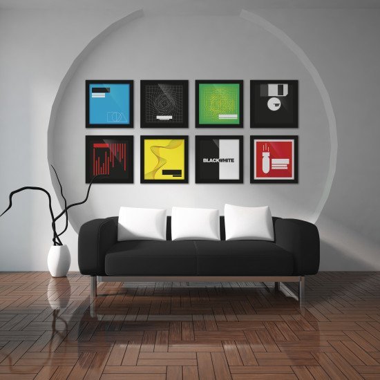 Glorious Vinyl Frame Set 12'' Black Glorious Vinyl Frame Set 12'' Black