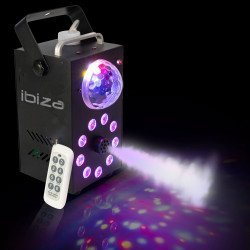 Ibiza Foggy-Astro Μηχανή Κάπνου Με Ενσωματωμένο Εφέ Φωτισμού