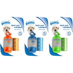 Θήκη για σακούλες περιττωμάτων Pawise ( Συμπεριλαβάνει 2 Χ 20 Σακούλες) 