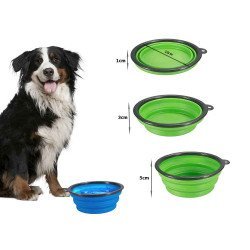 Πτυσσόμενο μπολ σιλικόνης σκύλου 0,4 λτ