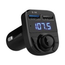 FM SD MP3 Bluetooth πομπός με φορτιστή 2xUSB