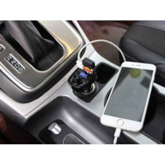 FM SD MP3 Bluetooth πομπός με φορτιστή 2xUSB FM SD MP3 Bluetooth πομπός με φορτιστή 2xUSB