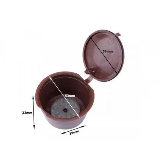 3 x Επαναχρησιμοποιούμενες κάψουλες καφέ dolce gusto 3 x Επαναχρησιμοποιούμενες κάψουλες καφέ dolce gusto