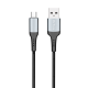 Kαλώδιο δεδομένων DeTech DE-43M3, Micro USB, 3.0m, Μαυρο