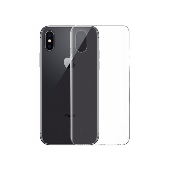 Θήκη σιλικόνης, για το Apple iPhone X, Slim, Διαφανής