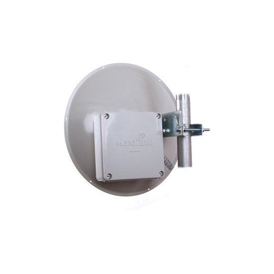 MaxLink 02-PR-M24-AC-BOX Dish Antenna 24dBi 5GHz, AC, 2xRSMA, Outdoor Case