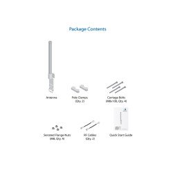 Ubiquiti AMO-5G13 5GHz AirMax Dual-Chain BaseStation 13dBi Omnidirectional Antenna Ubiquiti AMO-5G13 5GHz AirMax Dual-Chain BaseStation 13dBi Omnidirectional Antenna
