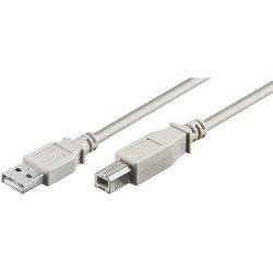 Καλώδιο Εκτυπωτή USB A σε USB B, 5m, DeTech, High Quality