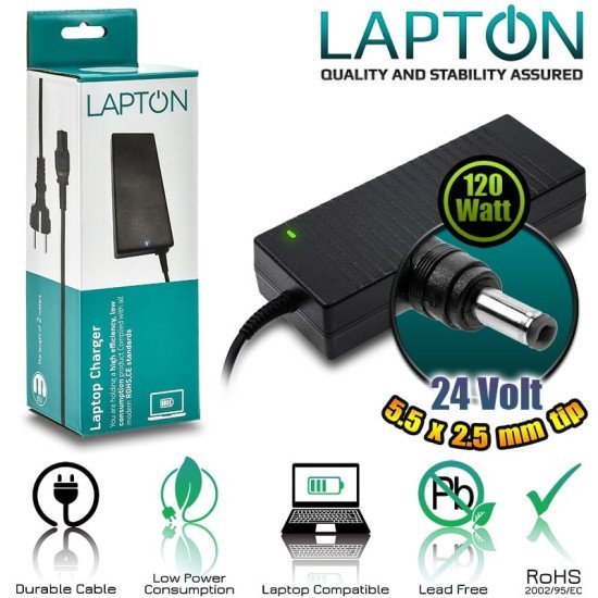 Τροφοδοτικό 24V 5.5 X 2.5 120W Τροφοδοτικό 24V 5.5 X 2.5 120W
