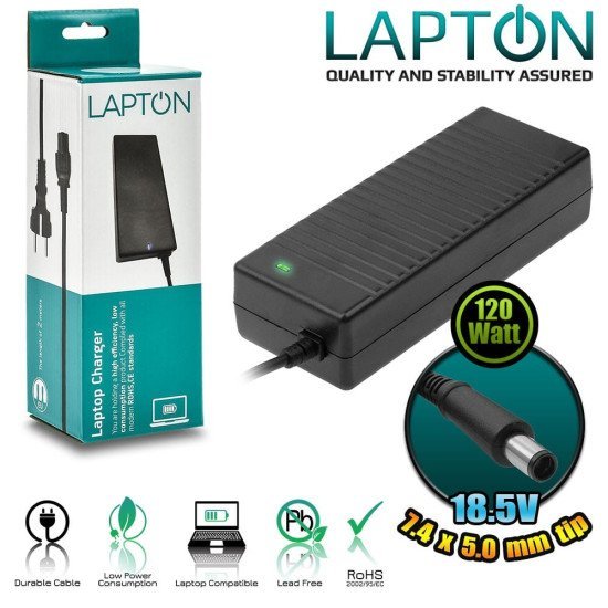 Τροφοδοτικό Για Hp 120W 18.5V 7.4X5.0Mm Τροφοδοτικό Για Hp 120W 18.5V 7.4X5.0Mm