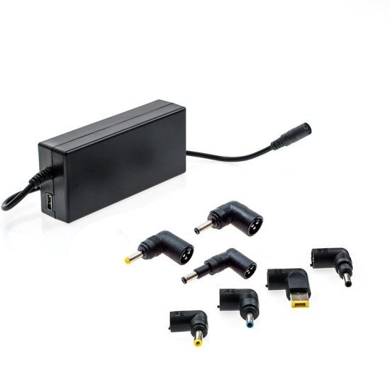 Τροφοδοτικό Universal 3-Pinhole Tip 90W + 7 Universal Adapter Tips Τροφοδοτικό Universal 3-Pinhole Tip 90W + 7 Universal Adapter Tips