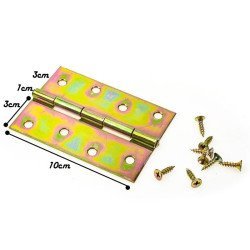 Δύο μεντεσέδες ορειχάλκινοι βιδωτοί γενικής χρήσης