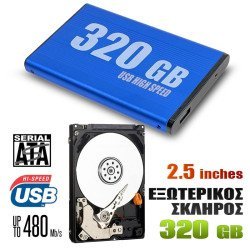 Refurbished Σκληρός Δίσκος 2.5" 320 Gb Blue