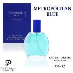 Αντρικό άρωμα metropolitan blue 100ml Αντρικό άρωμα metropolitan blue 100ml