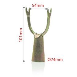 Μεταλλική διχάλα για ψηλά σημεία