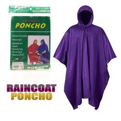 Αδιάβροχο Μιας Χρήσης Μοβ