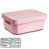 Κουτί Με Καπάκι Ροζ 11L