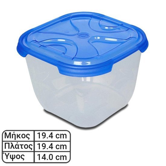 Κουτί Δοχείο Μπλε 3L