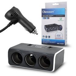 Πολύπριζο βολτόμετρο ταχυφορτιστής usb αυτοκίνητου