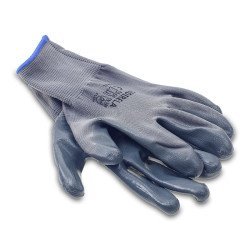 Γάντια Εργασίας Νιτριλίου Χωρίς Ραφές Γκρι