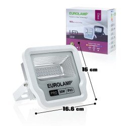 Προβολέας Led Λευκό Ip65 30W 3000K