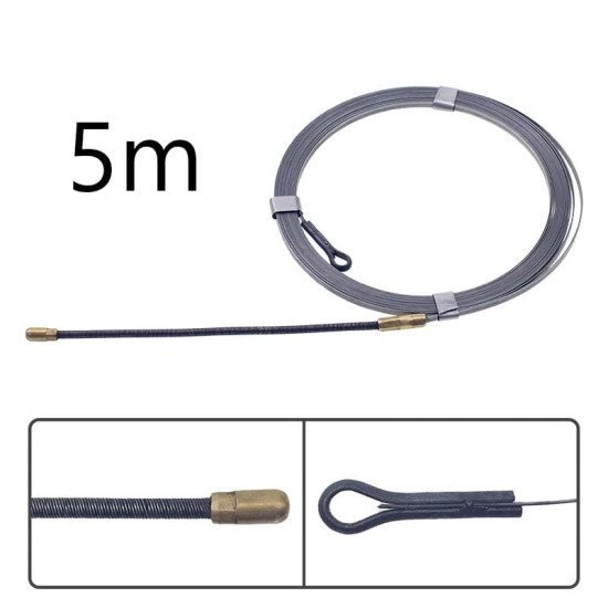 Ατσαλίνα Μεταλλική Πλακέ Για Καλωδίωση 5M