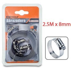 Μεταλλικό τσέρκι με σφικτήρες σετ