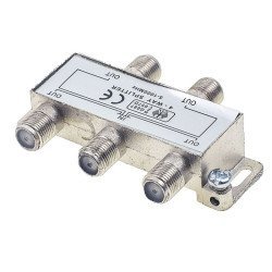 Μεταλλικός Διακλαδωτής 1 Προς 4 Καλωδίου Κεραίας Tv