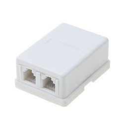 Εξωτερική Πρίζα Τηλεφώνου Διπλή