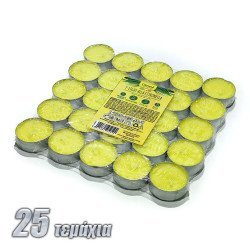 Κεριά ρεσώ 25τμχ με άρωμα σιτρονέλα