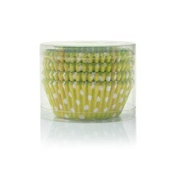 Κυπελάκια Muffin Κίτρινο-Λευκό 100 Τεμάχια