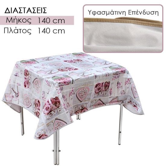 Αδιάβροχο Τραπεζομάντηλο Pvc 1.40X1.40
