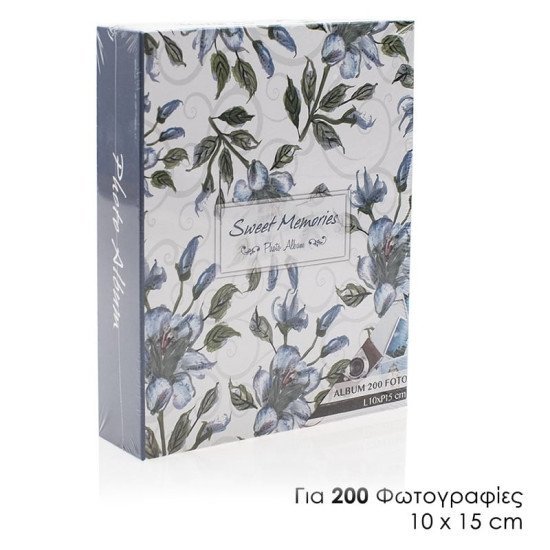 Άλμπουμ Φωτογραφιών 10X15 200 Θέσεων Flower Ii