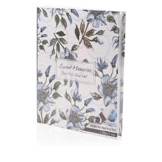 Άλμπουμ Φωτογραφιών 10X15 200 Θέσεων Flower Ii