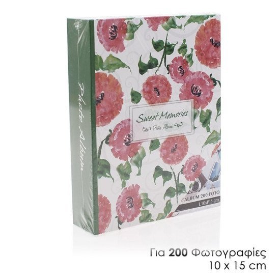 Άλμπουμ Φωτογραφιών 10X15 200 Θέσεων Flower Iii