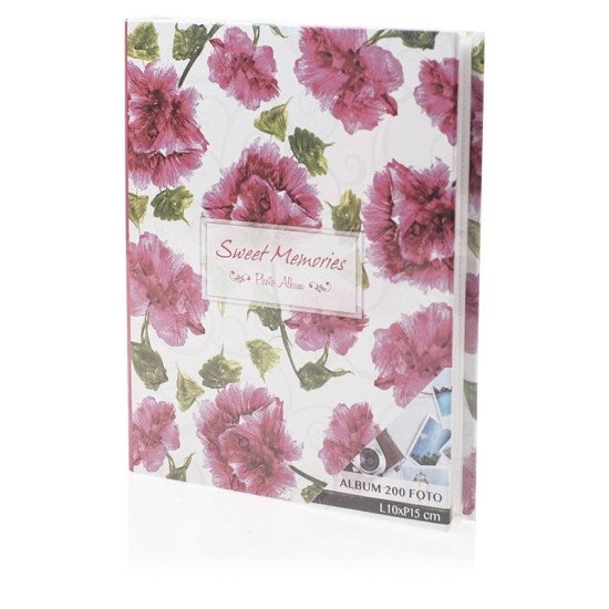 Άλμπουμ Φωτογραφιών 10X15 200 Θέσεων Flower Iv