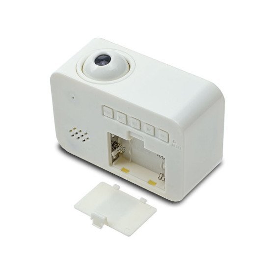 Ψηφιακό Ρολόϊ Led Projector Λευκό