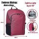 Τσάντα laptop πλάτης metro diver 15.6" maroon Τσάντα laptop πλάτης metro diver 15.6" maroon