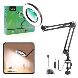 Μεγεθυντικός Φακός X5 Με Φωτισμό Led Usb