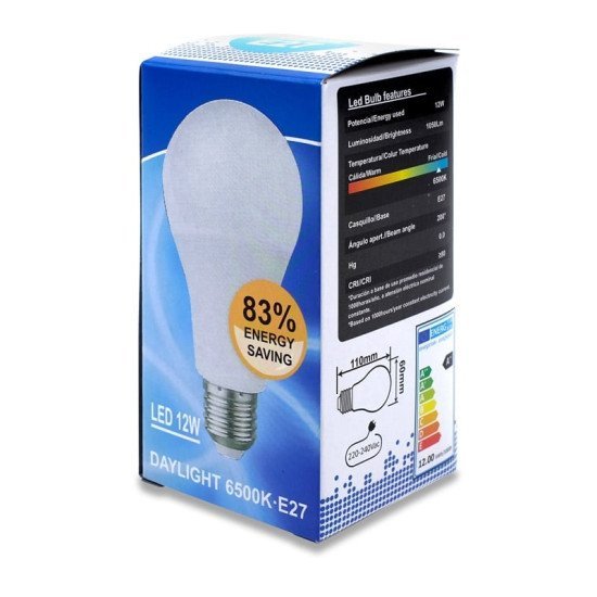 Λάμπα Led 12W (105W) 6500K E27