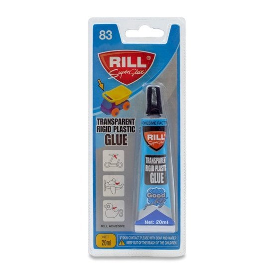 Rill Superglue Κόλλα Για Πλαστικά 20Ml Σωληνάριο