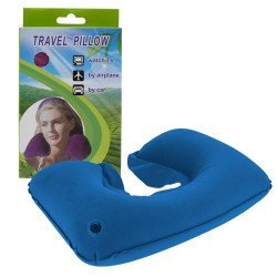 Φουσκωτό μαξιλάρι ταξιδίου μπλε Φουσκωτό μαξιλάρι ταξιδίου μπλε