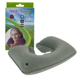 Φουσκωτό μαξιλάρι ταξιδίου γκρι Φουσκωτό μαξιλάρι ταξιδίου γκρι