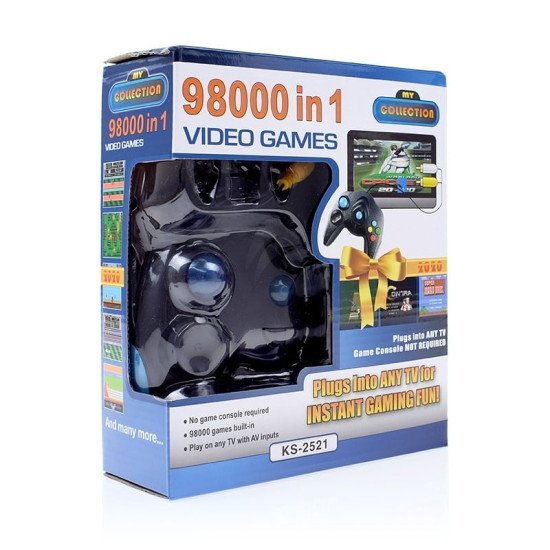 Plug & Play Χειριστήριο Με 98.000 Retro Παιχνίδια Plug & Play Χειριστήριο Με 98.000 Retro Παιχνίδια