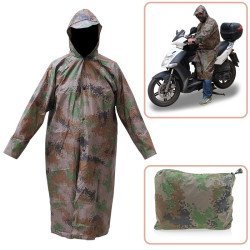 Αδιάβροχο Παραλλαγής Με Κουκούλα - One Size