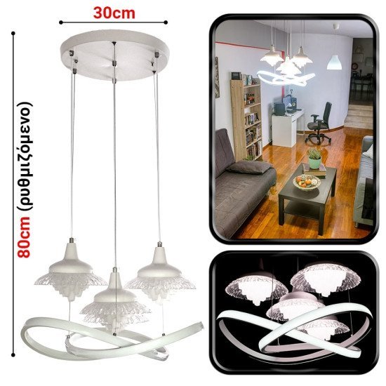 Πολυέλαιος Led Vintage Orbit (152) Πολυέλαιος Led Vintage Orbit (152)