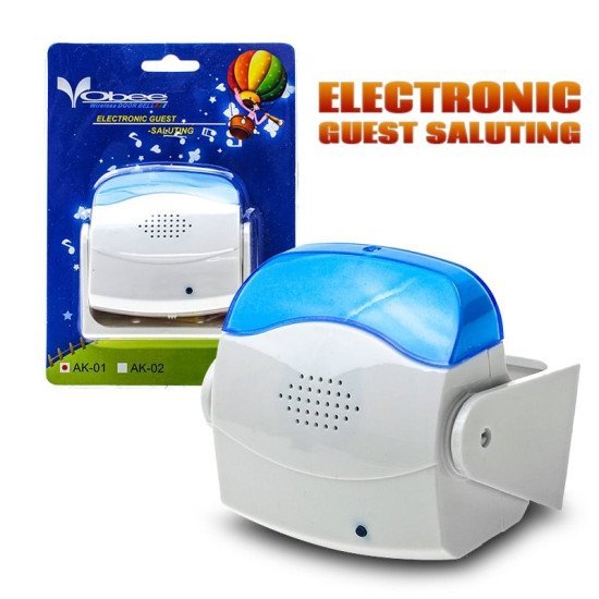 Ανιχνευτής Ατόμων  Pir Door Bell Ακ-01 Λευκό