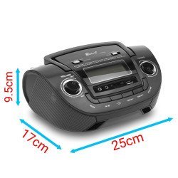 Ηχοσύστημα Radio Mp3 Player Fp-202U Μαύρο